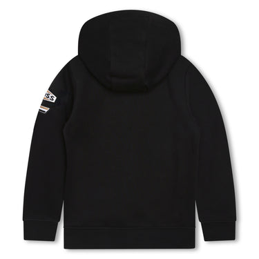 Sudadera BOSS negra para niño y adolescente